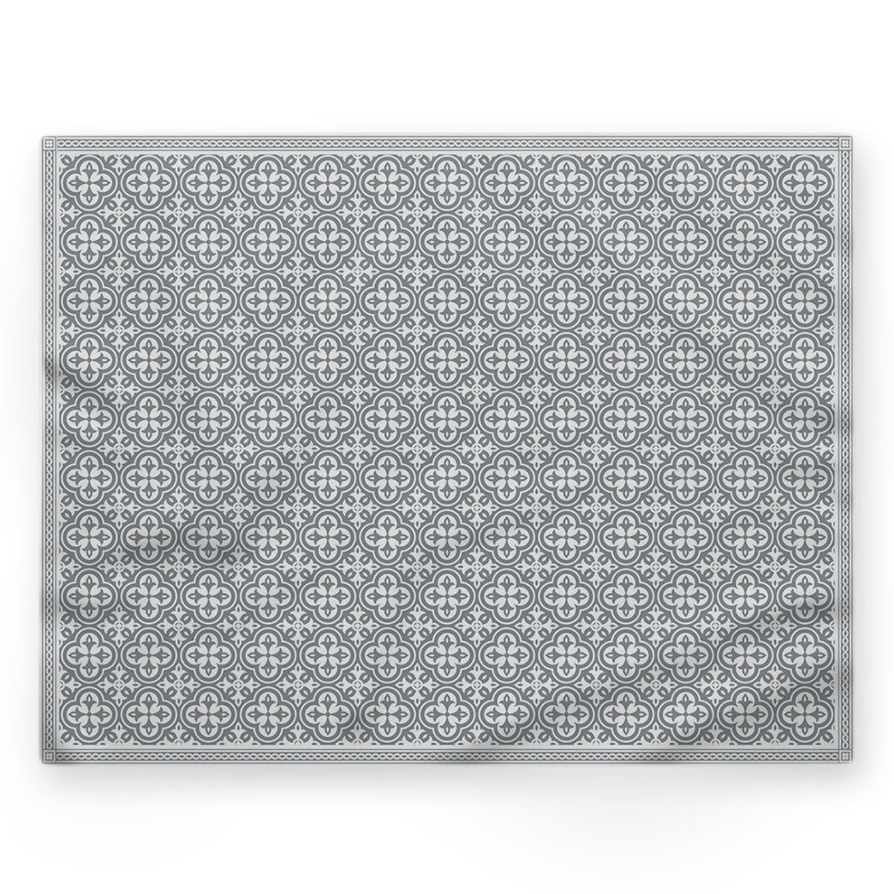Nappe motifs géométriques – Bleu – 140×220 cm