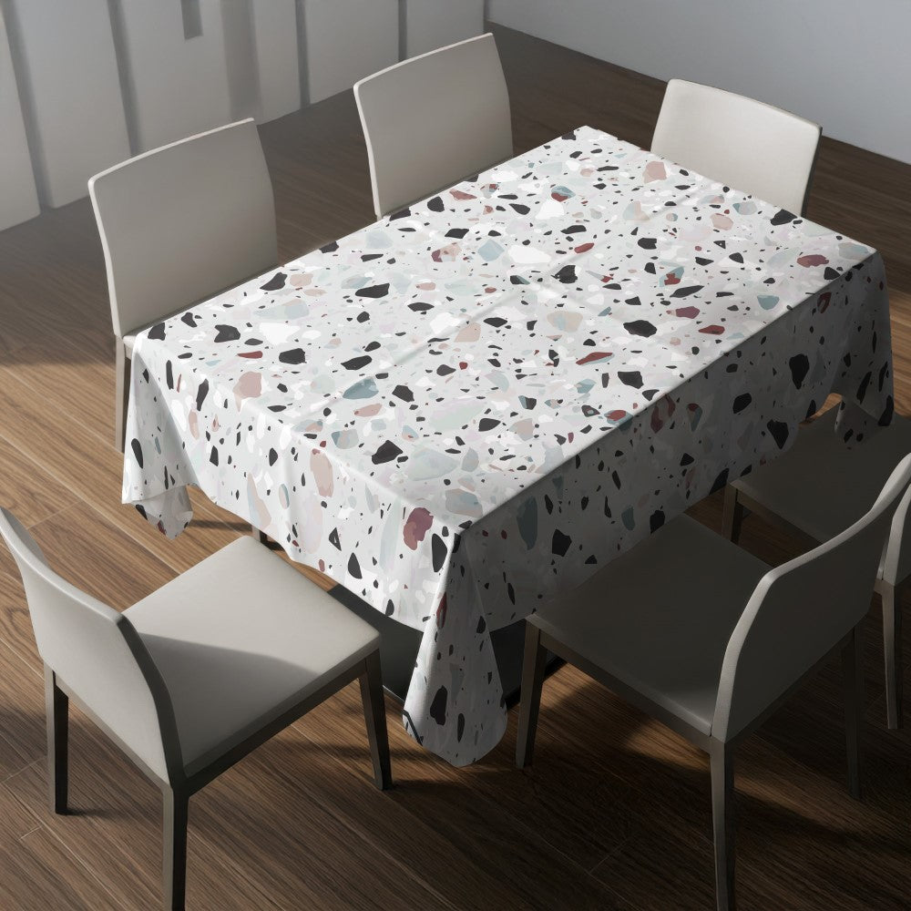 Nappe motif terrazzo – mise en situation