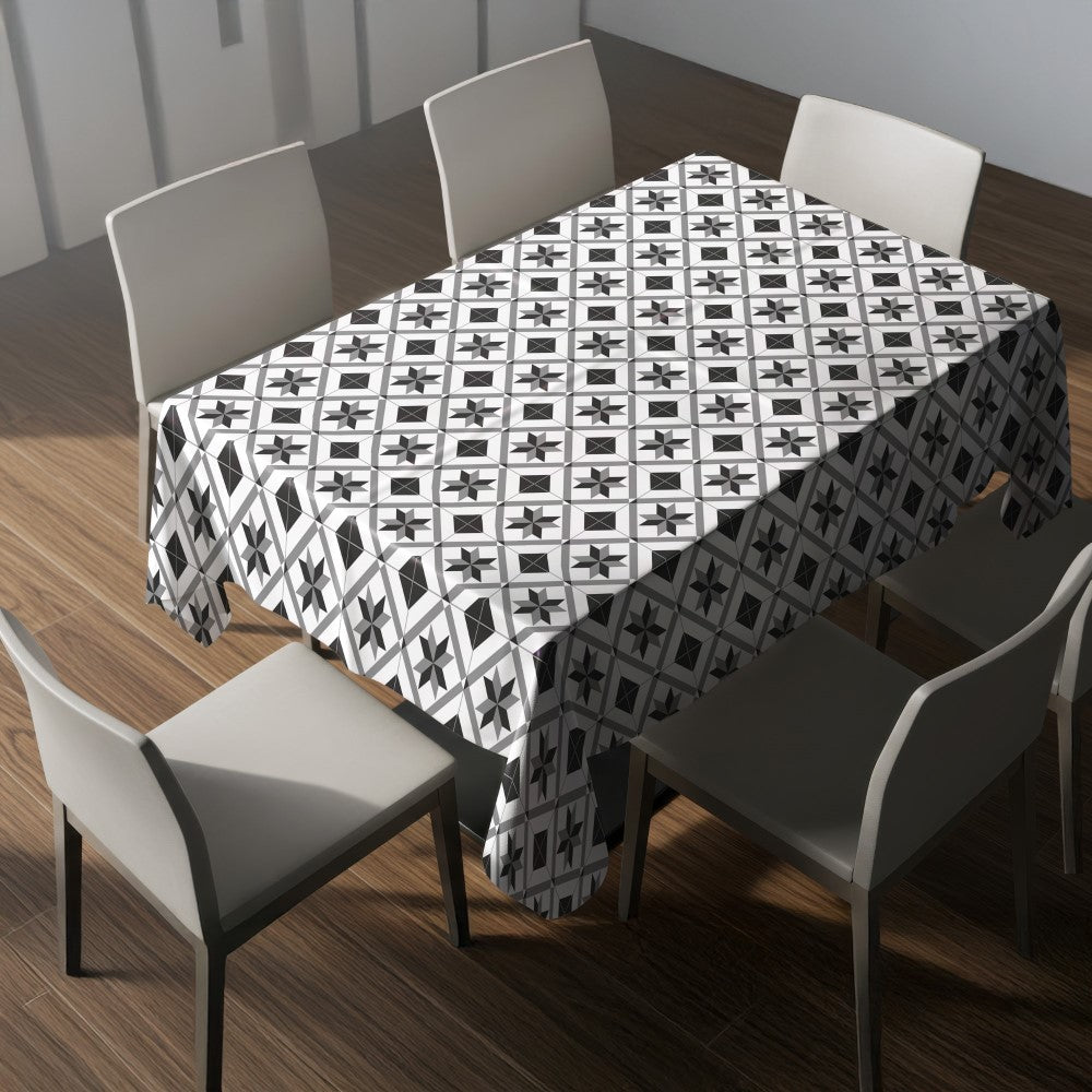 Nappe motifs géométriques – mise en situation
