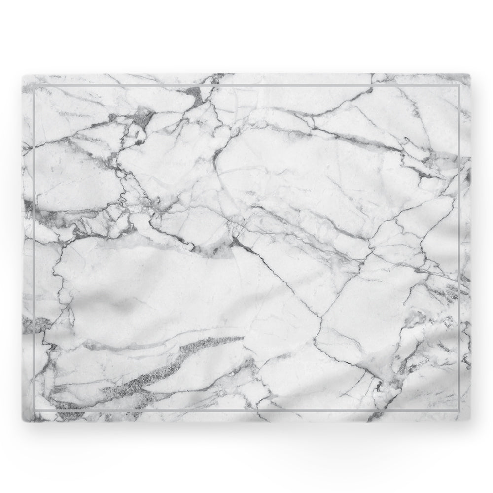 Nappe marbre – Blanc – 140×220 cm