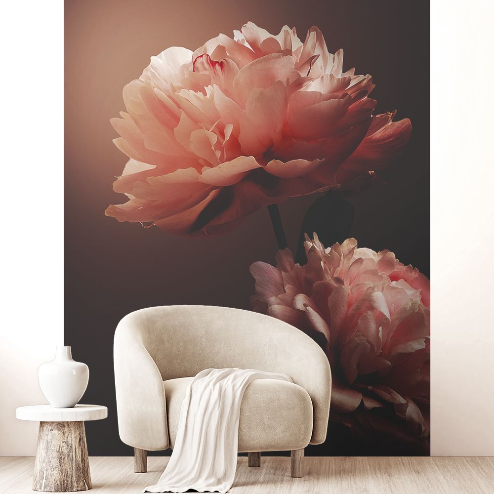 Papier peint "Fleurs élégantes"