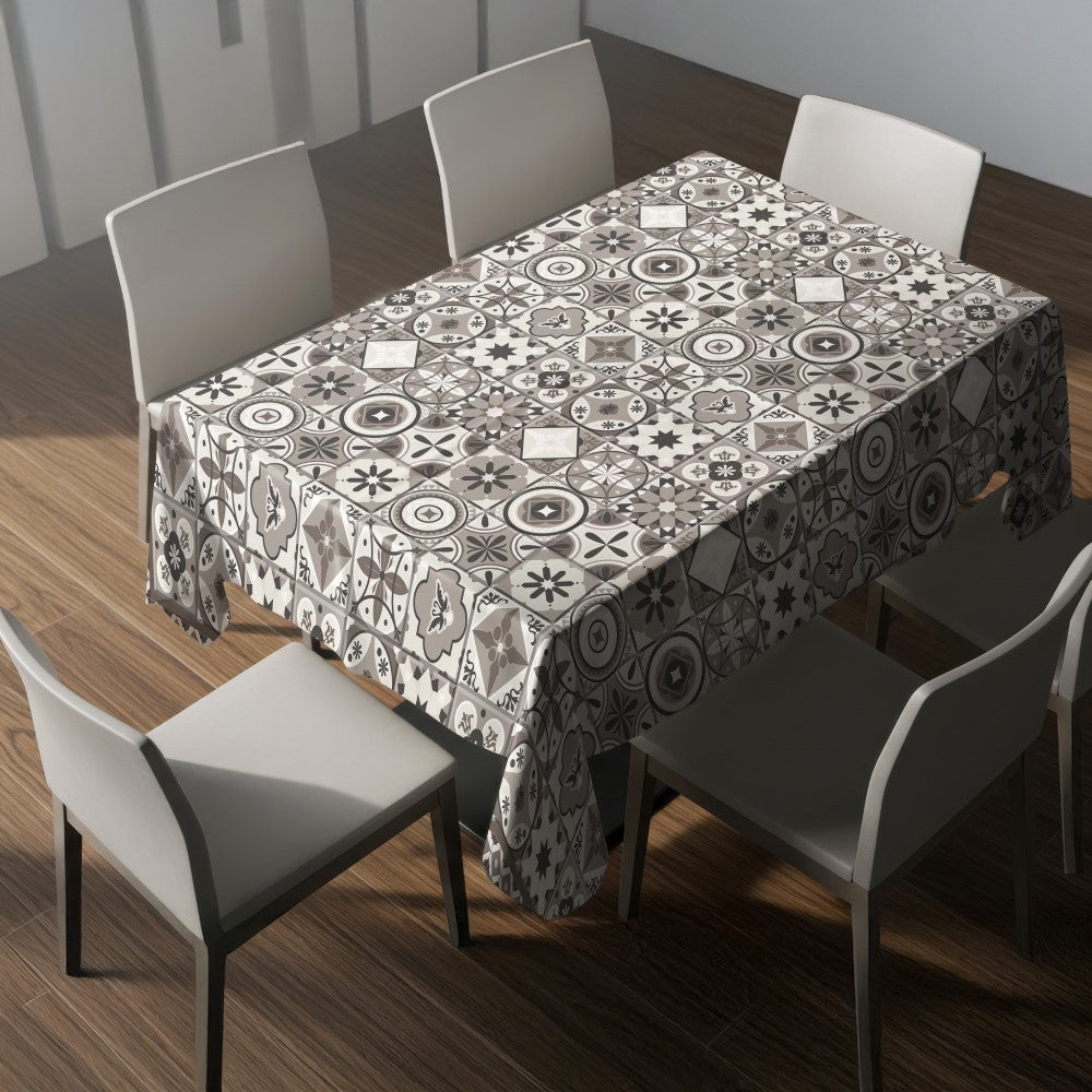 Nappe motifs géométriques – mise en situation