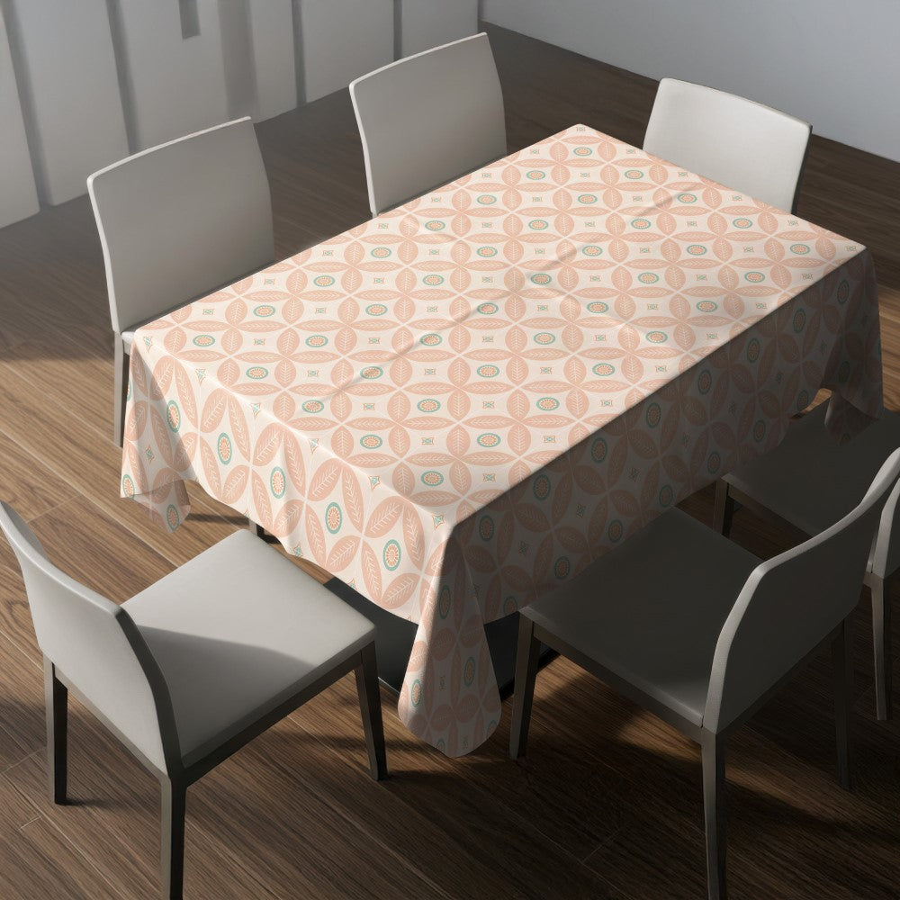 Nappe motif floral – mise en situation