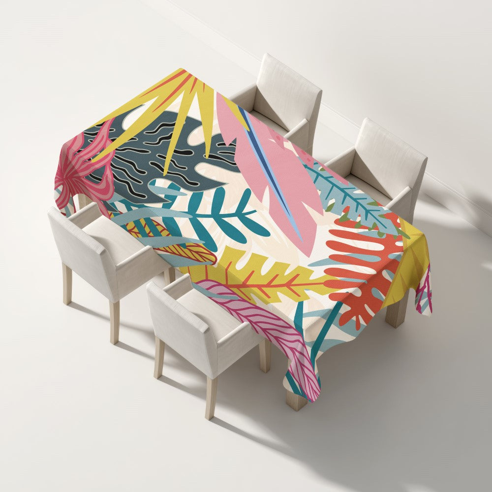 Nappe feuilles tropicales – visuel principal