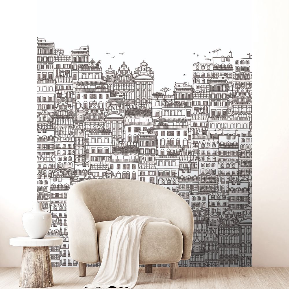 Papier peint "Motifs architecturaux détaillés"