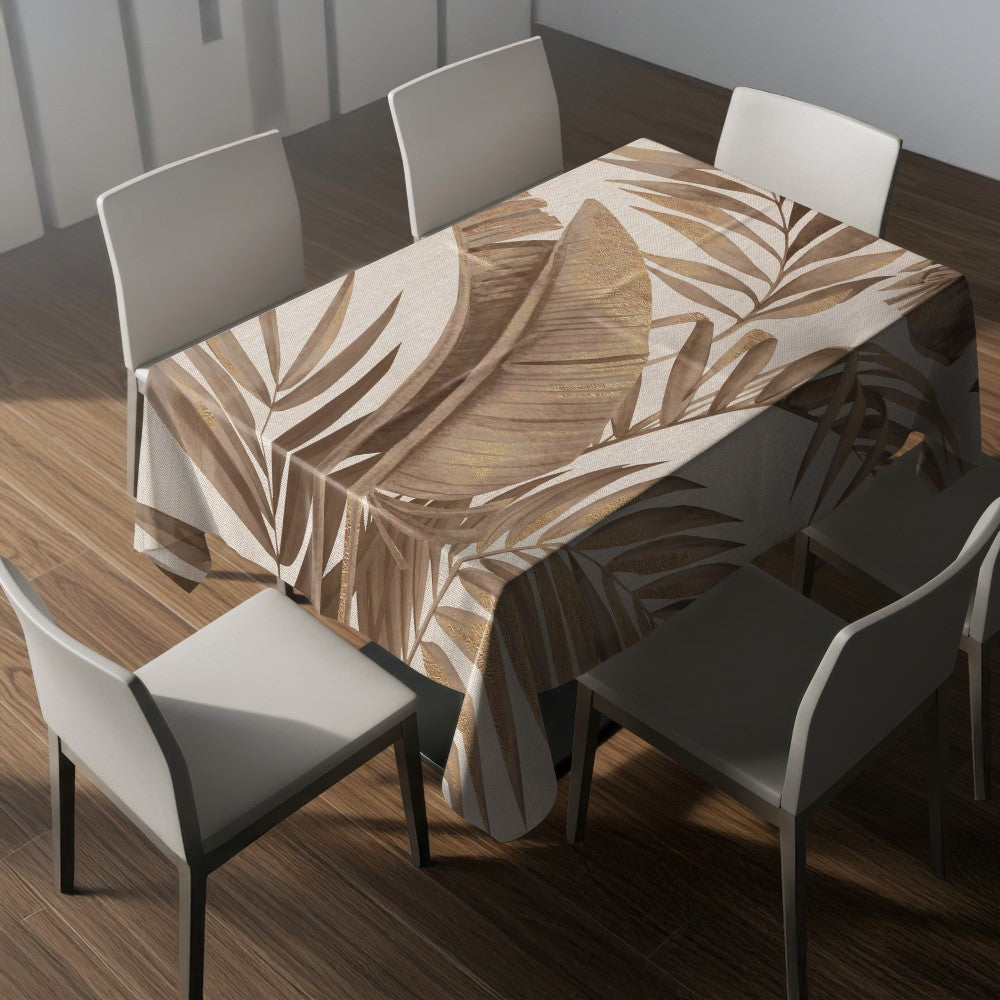 Nappe feuilles tropicales – mise en situation