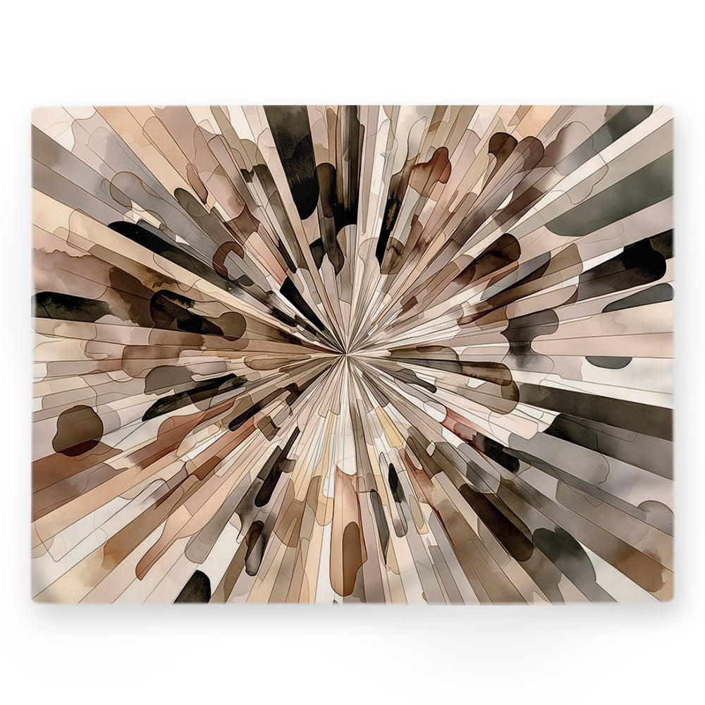 Nappe abstrait – Multicouleur – 140×220 cm