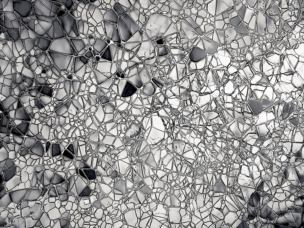 Lot de 4 sets de table en vinyle / Motif mosaïque