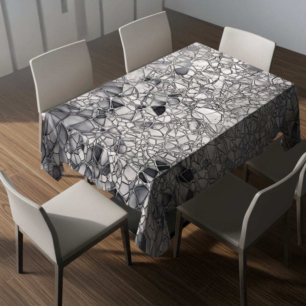 Nappe motif géométrique – mise en situation