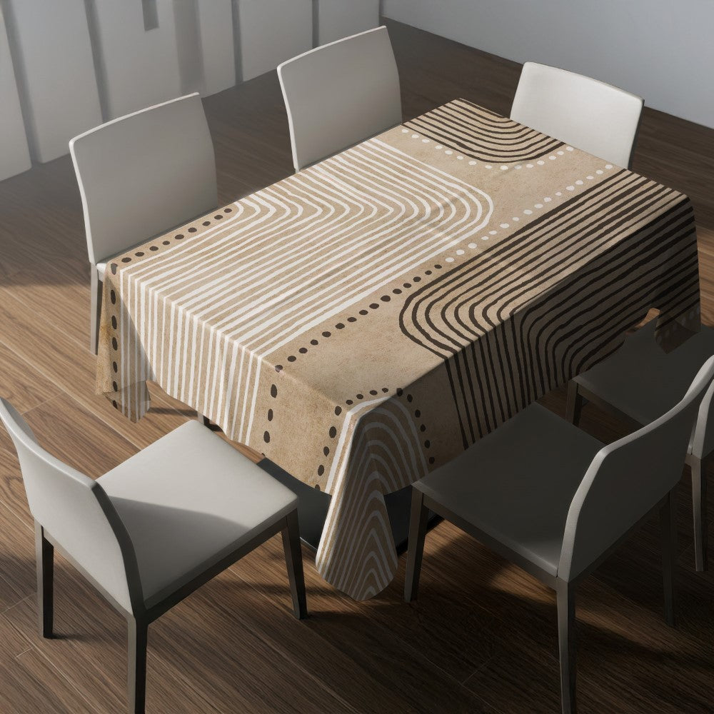 Nappe motifs géométriques – mise en situation
