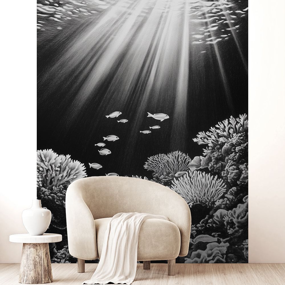 Papier peint "Paysage sous-marin"