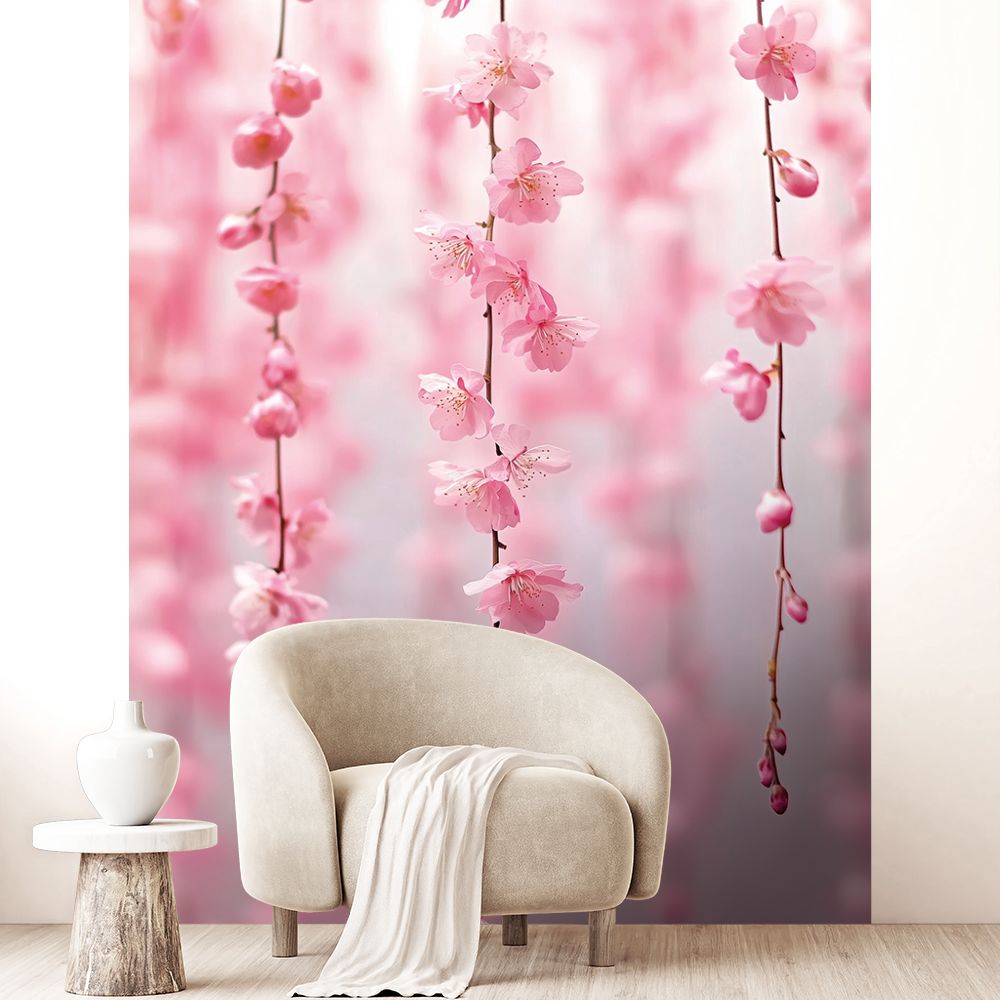 Papier peint "Élégance florale délicate"