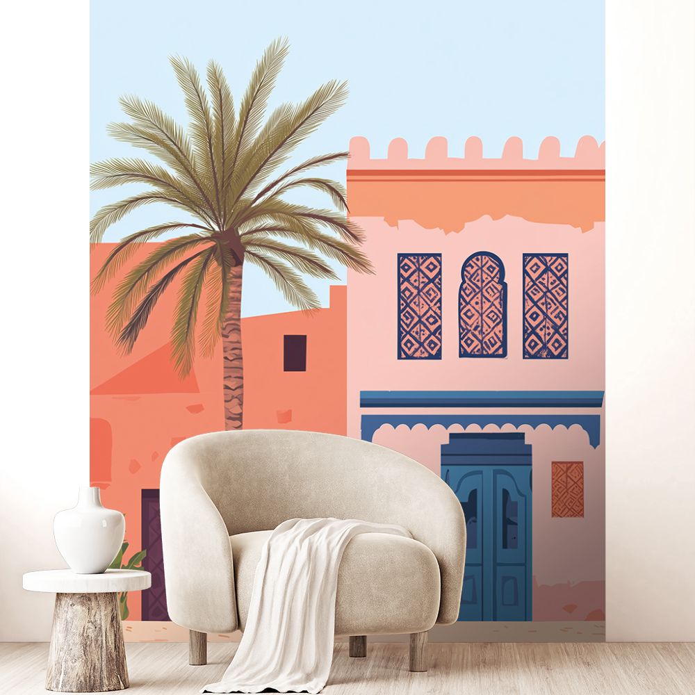 Papier peint "Visuel coloré"