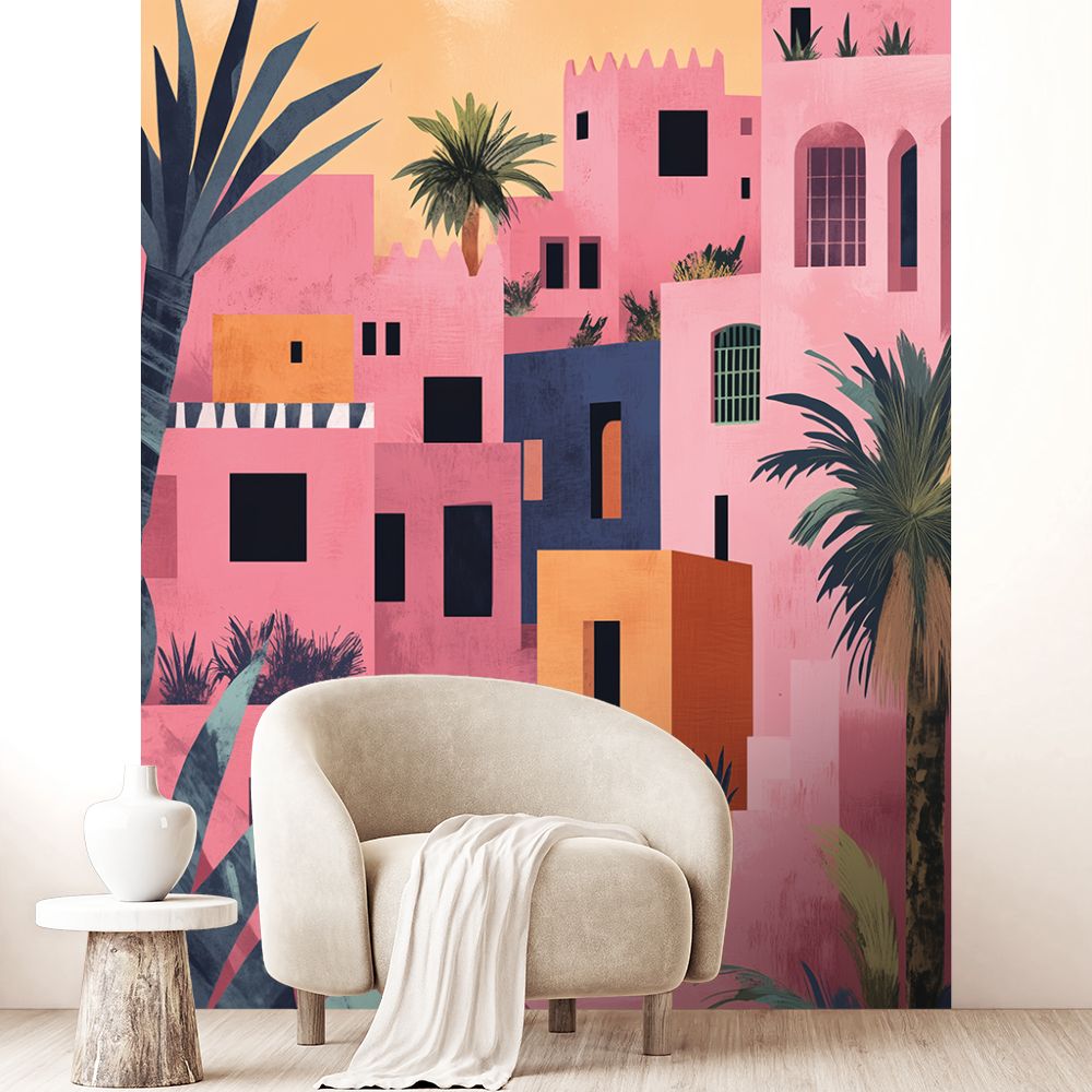 Papier peint "Couleurs et textures"