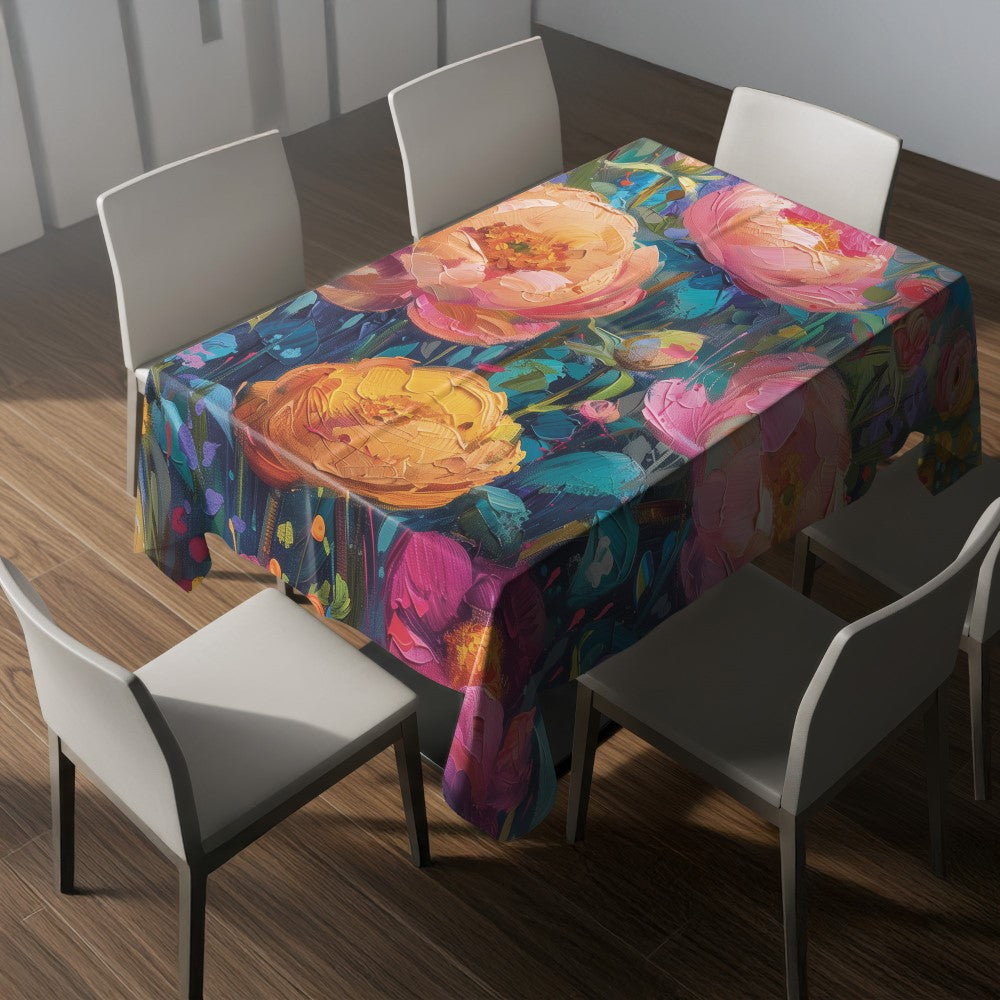 Nappe fleurs – mise en situation