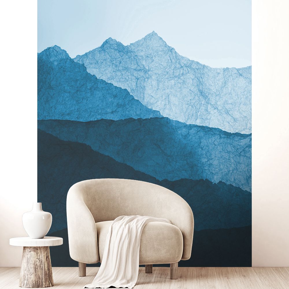 Papier peint "Panorama montagneux apaisant"