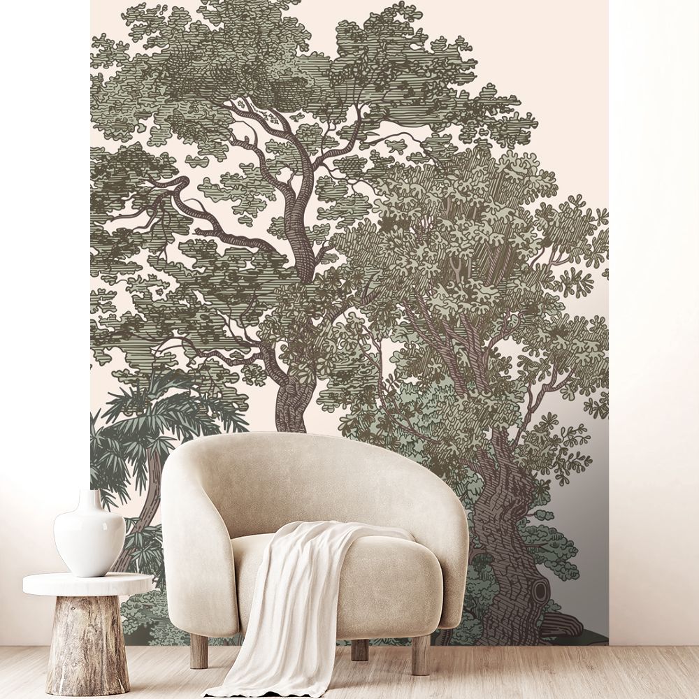 Papier peint "Scène de forêt"