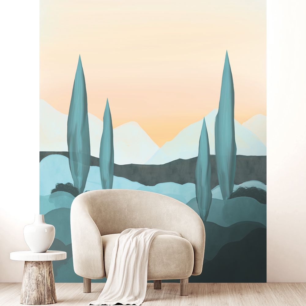 Papier peint "Paysage calmant"