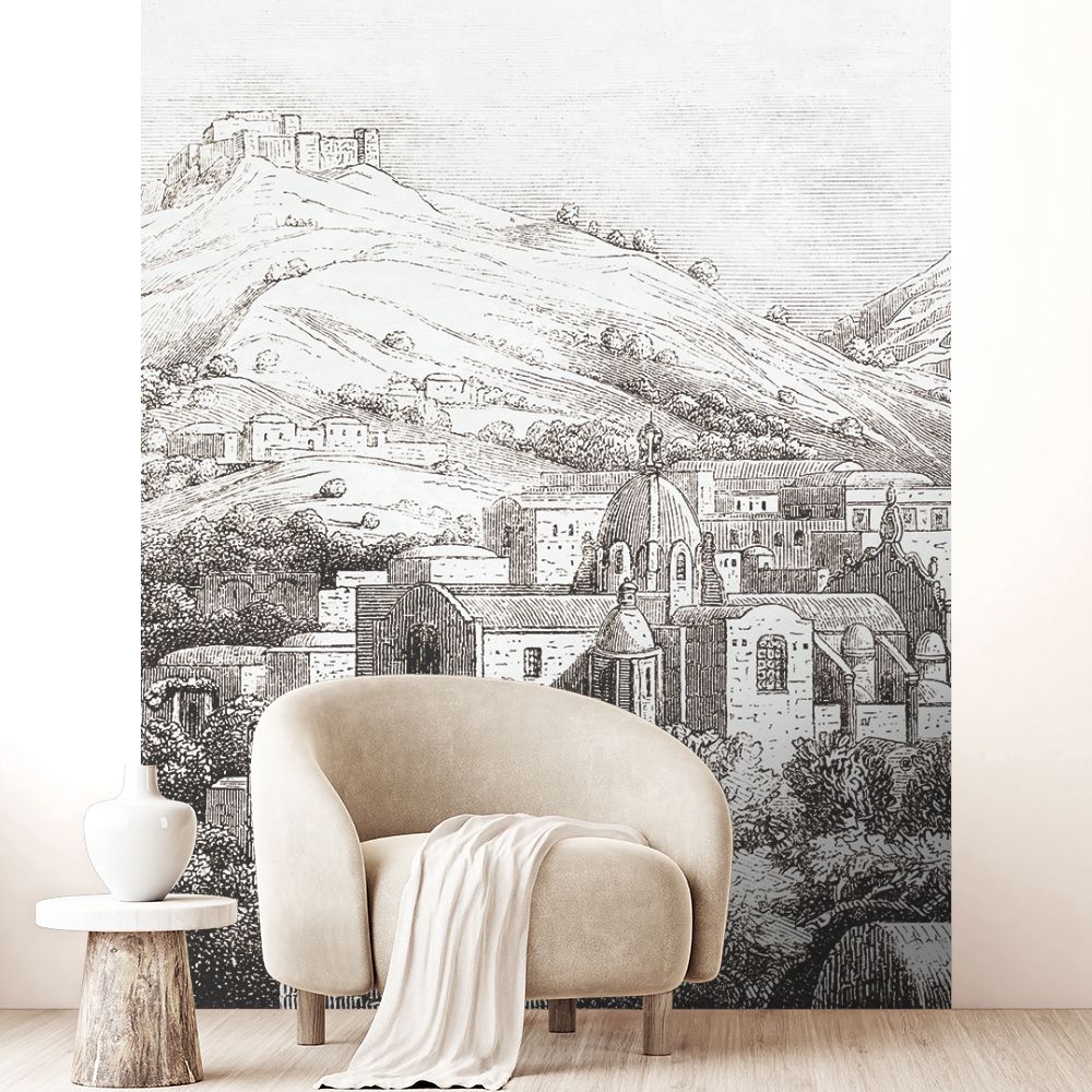 Papier peint "Architecture historique délicate"