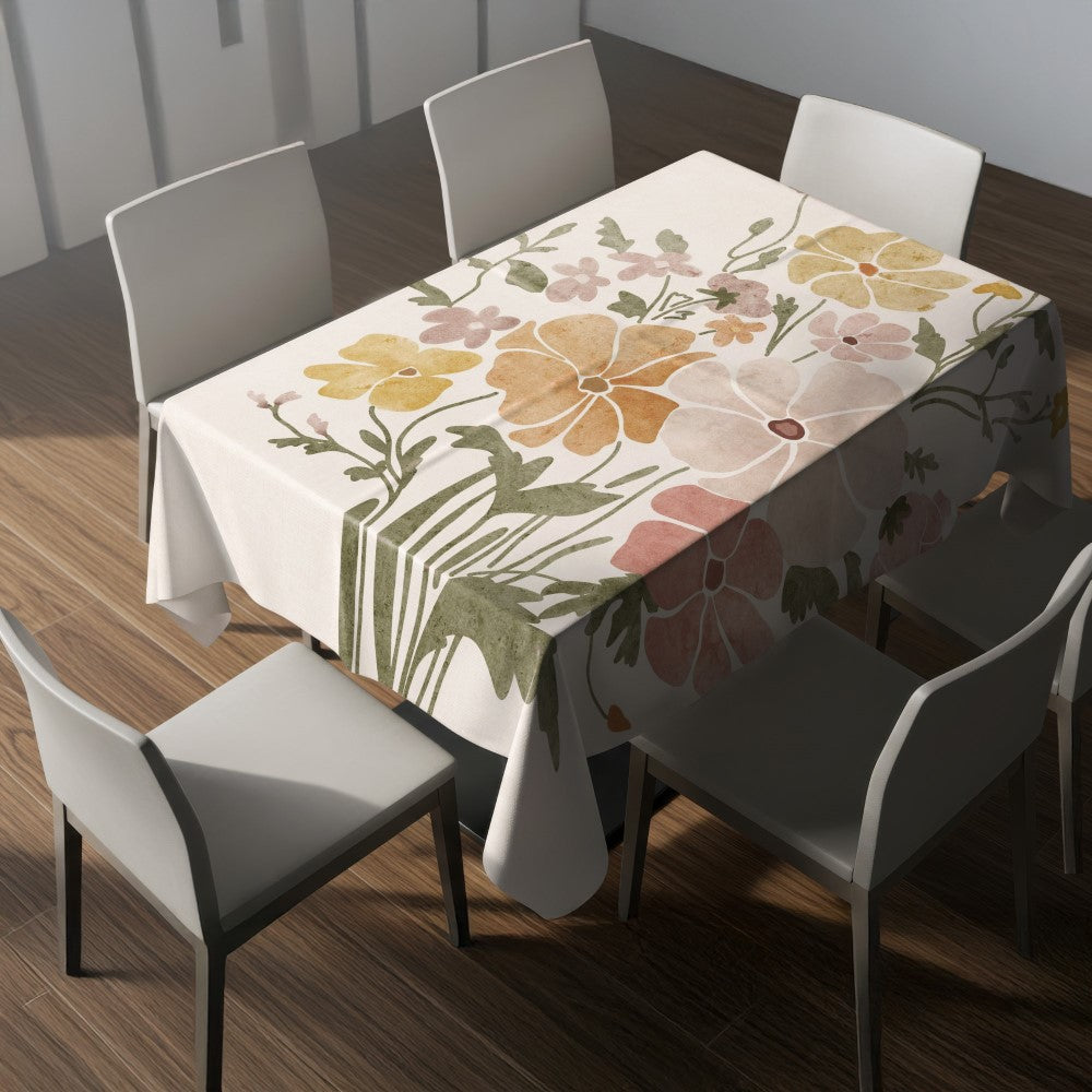 Nappe fleurs – mise en situation