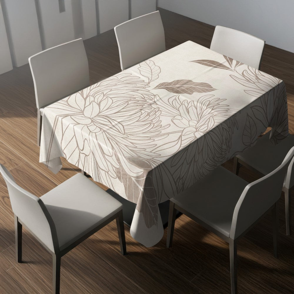 Nappe fleurs – mise en situation