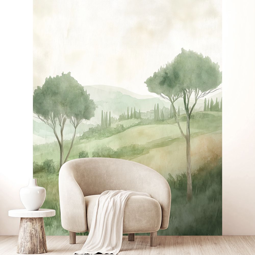 Papier peint "Paysage serein"