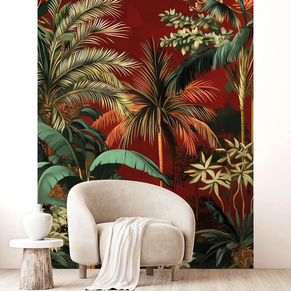 Papier peint "Paysage tropical"