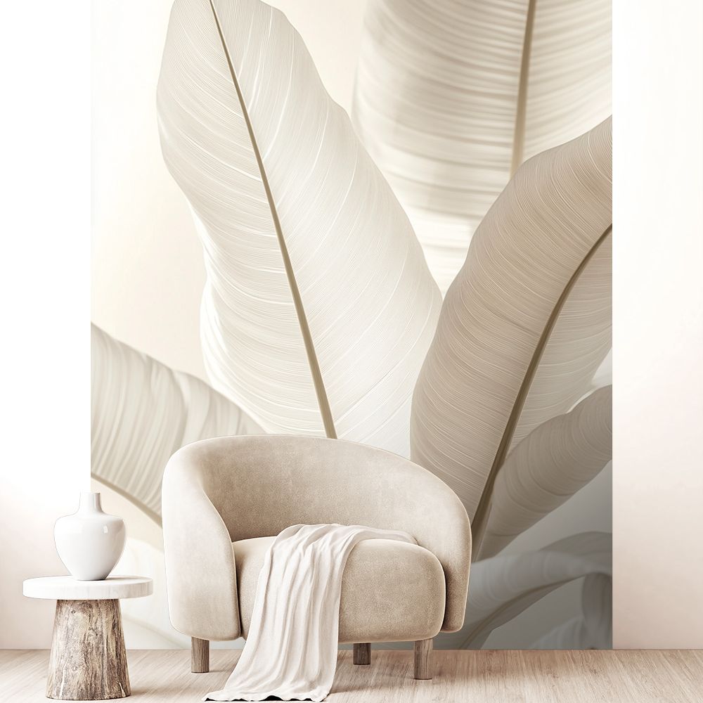 Papier peint "Feuilles apaisantes"