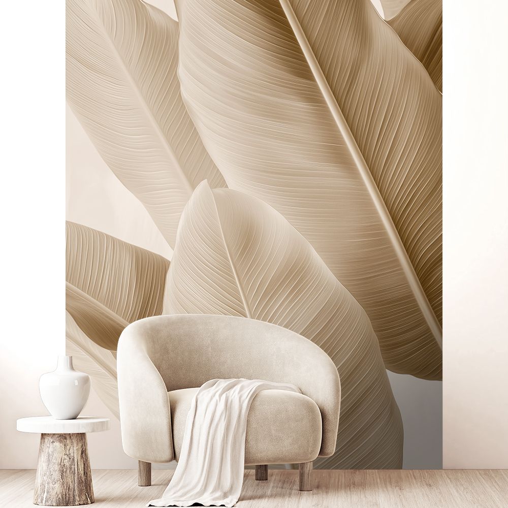 Papier peint "Feuilles élégantes"