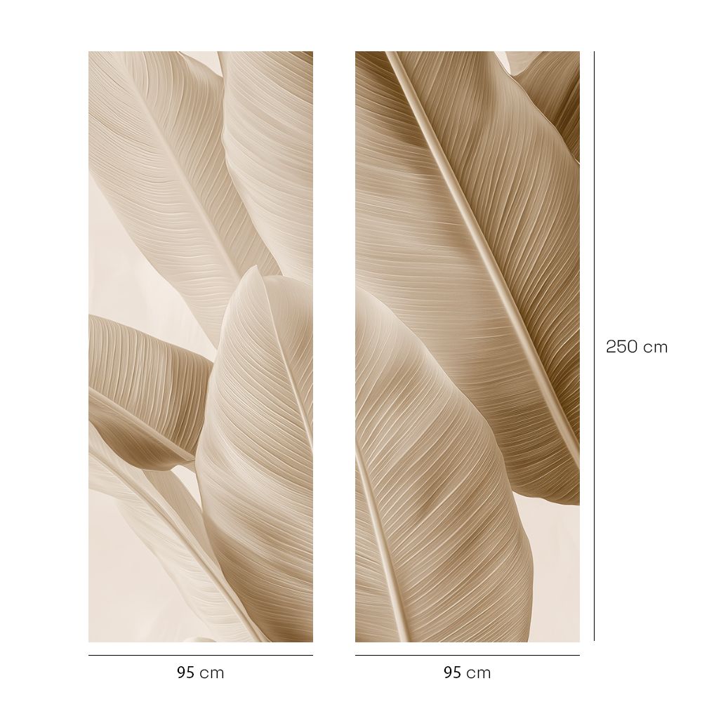 Papier peint "Feuilles élégantes"