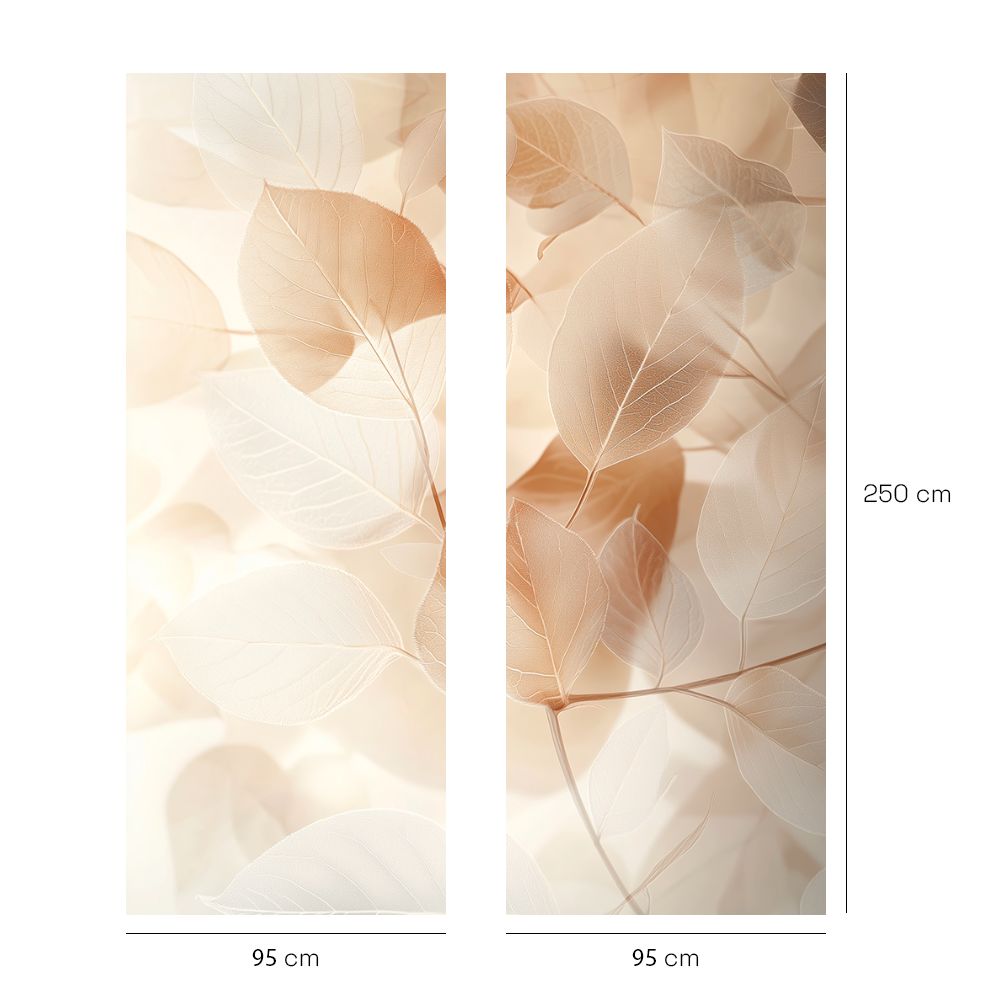 Papier peint "Feuillage délicat élégant"