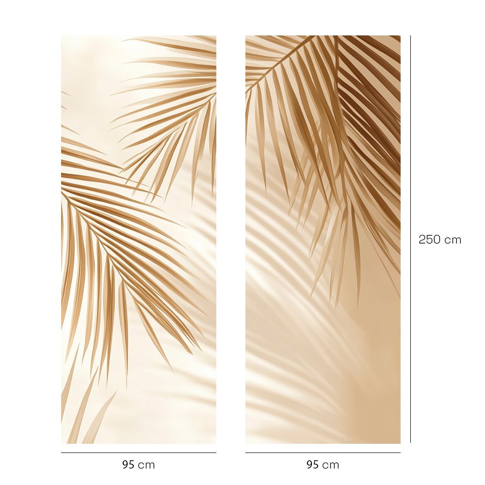 Papier peint "Feuilles délicates"