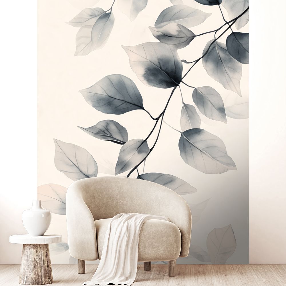 Papier peint "Feuilles élégantes"