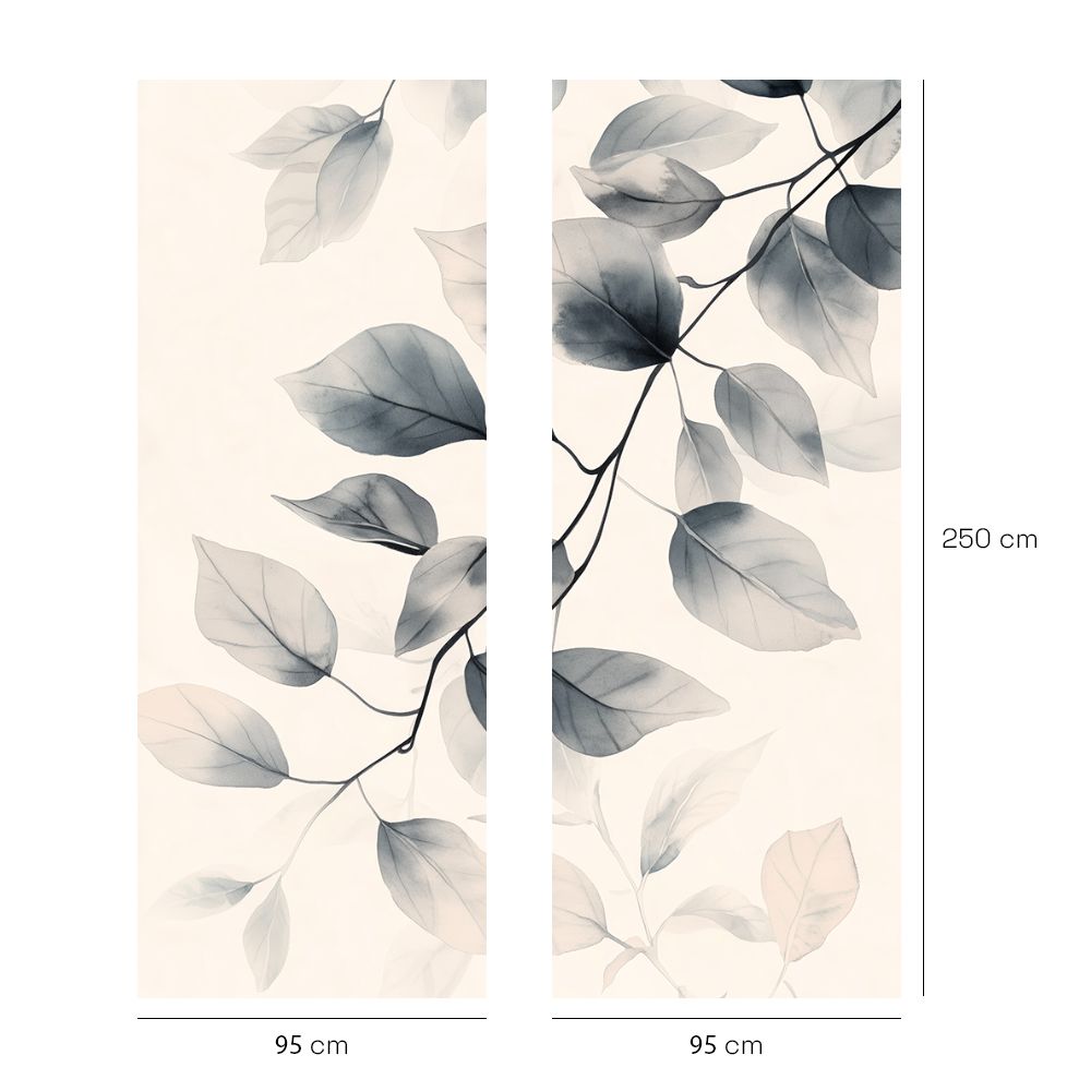 Papier peint "Feuilles élégantes"