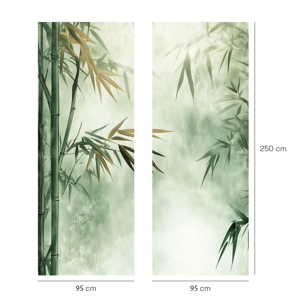 Papier peint "Feuillage apaisant"