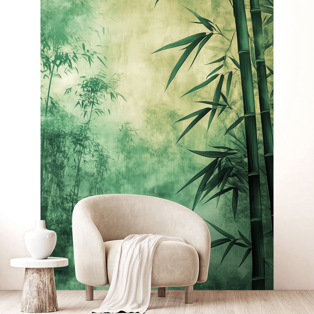 Papier peint "Bambous apaisants"