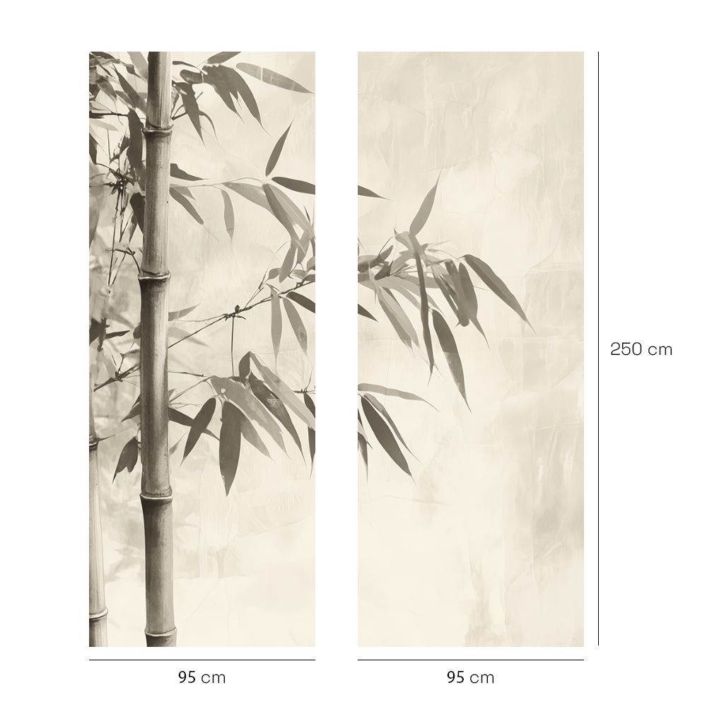 Papier peint "Bambous tranquilles"