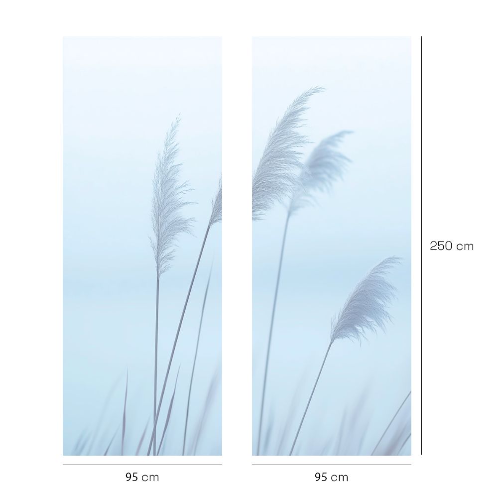 Papier peint "Herbes délicates"