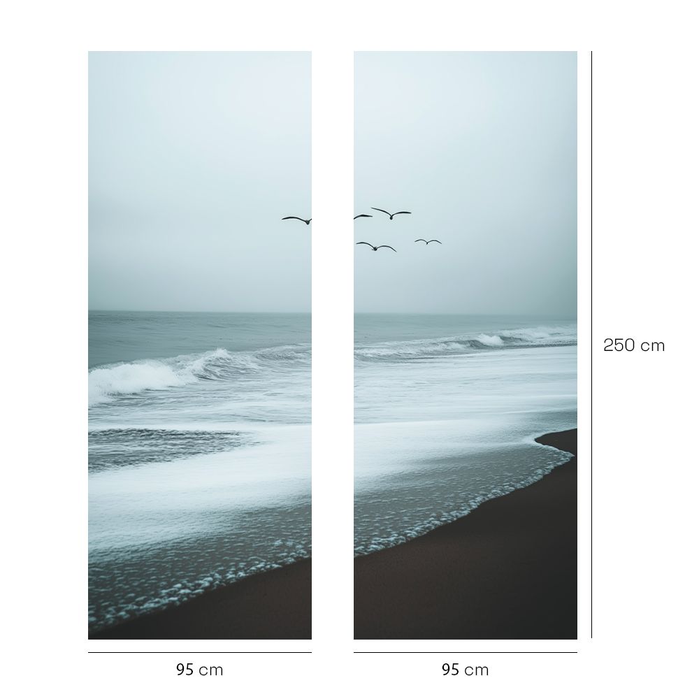 Papier peint "Scène marine paisible"