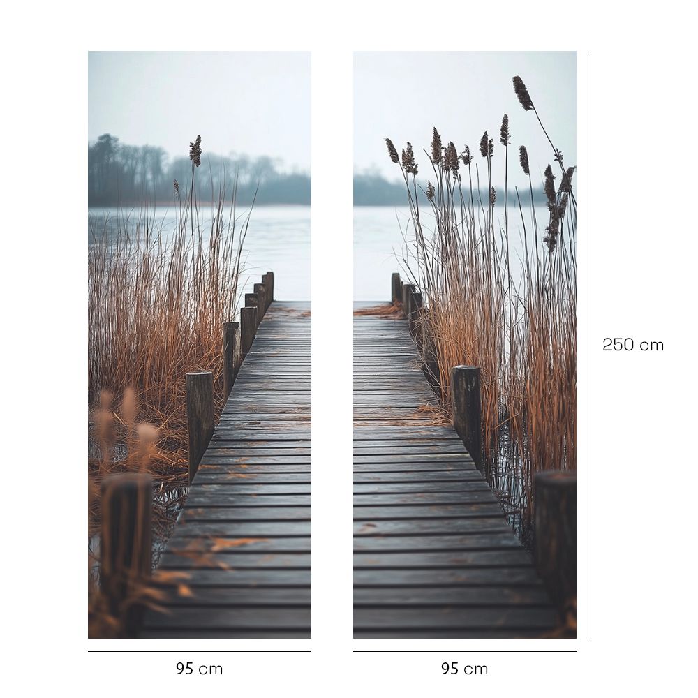 Papier peint "Passerelle tranquille"