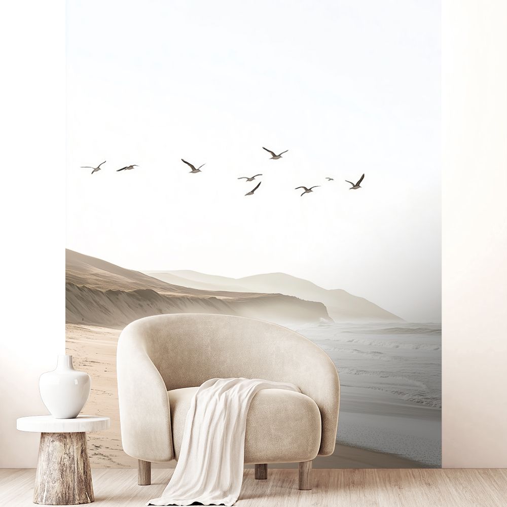 Papier peint "Paysage côtier serein"