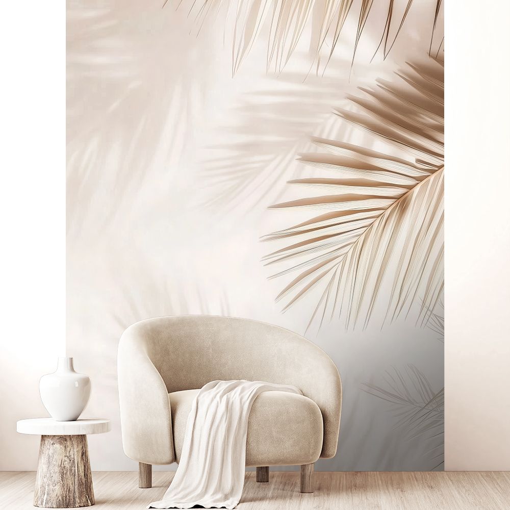 Papier peint "Palmes délicates"