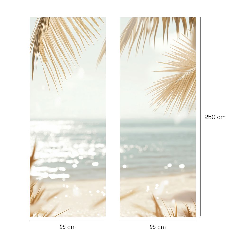 Papier peint "Scène de plage"