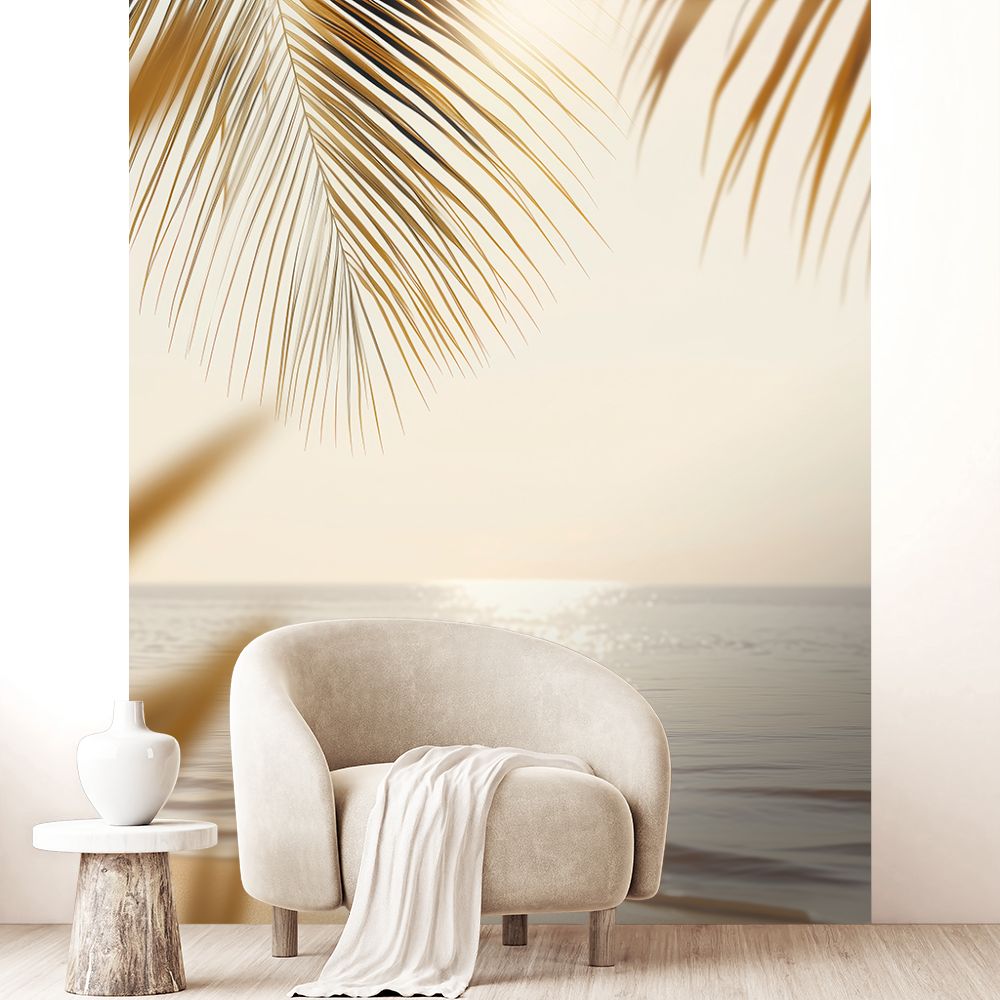 Papier peint "Ambiance paisible plage"