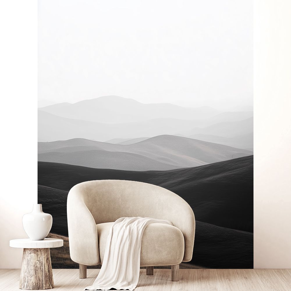 Papier peint "Collines douces"