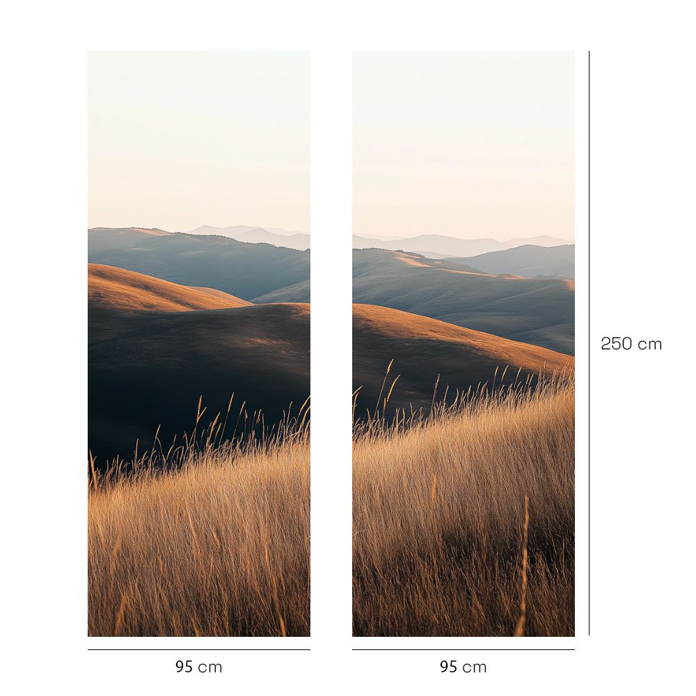 Papier peint "Collines douces"