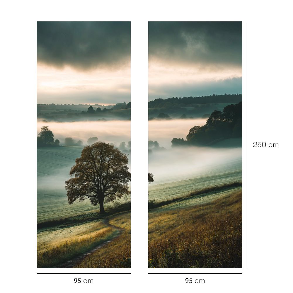 Papier peint "Brume et sérénité"