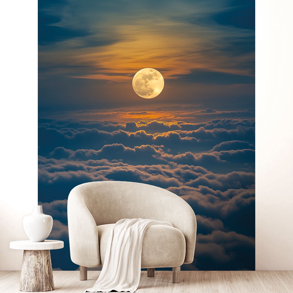 Papier peint "Ciel et nuages"