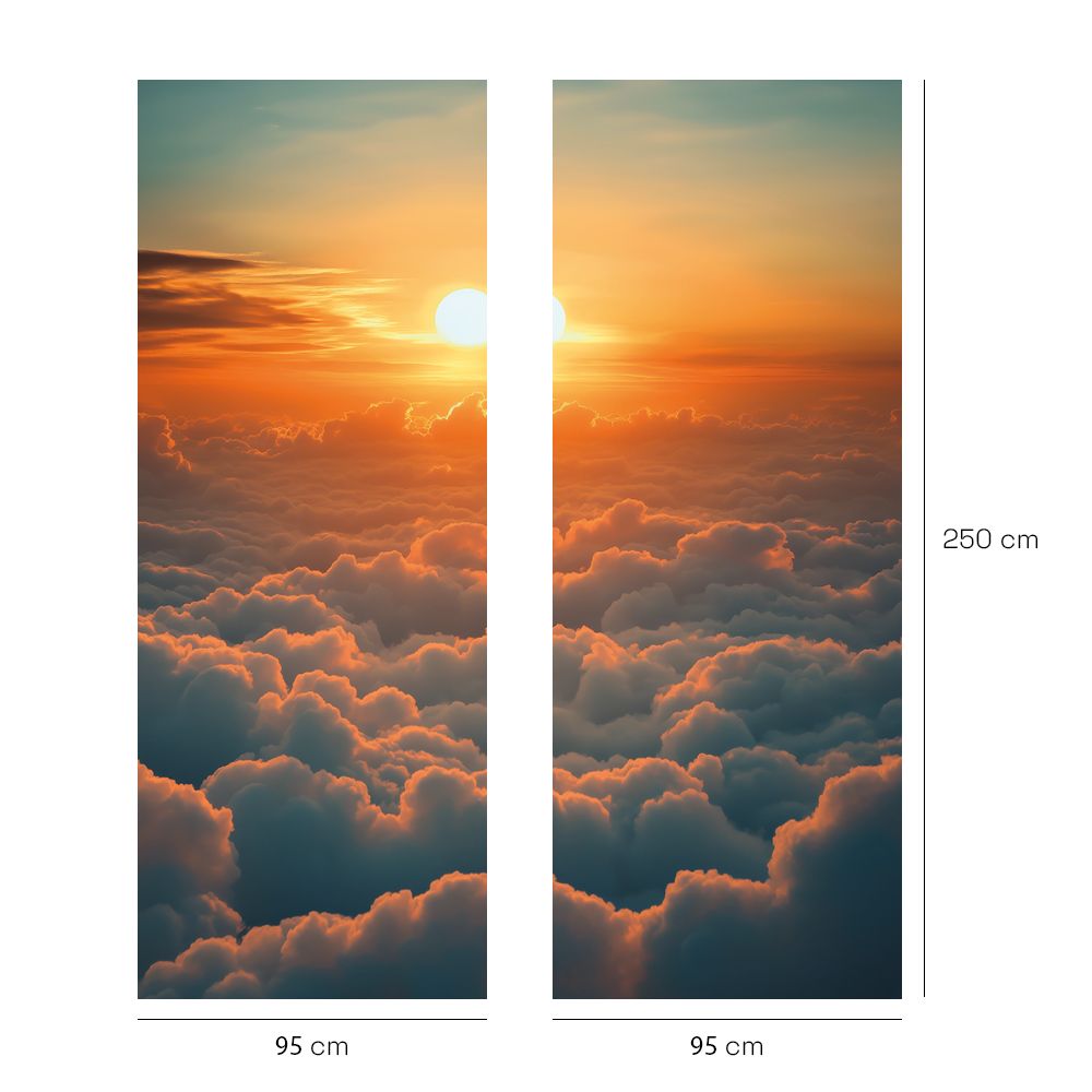 Papier peint "Coucher de soleil"