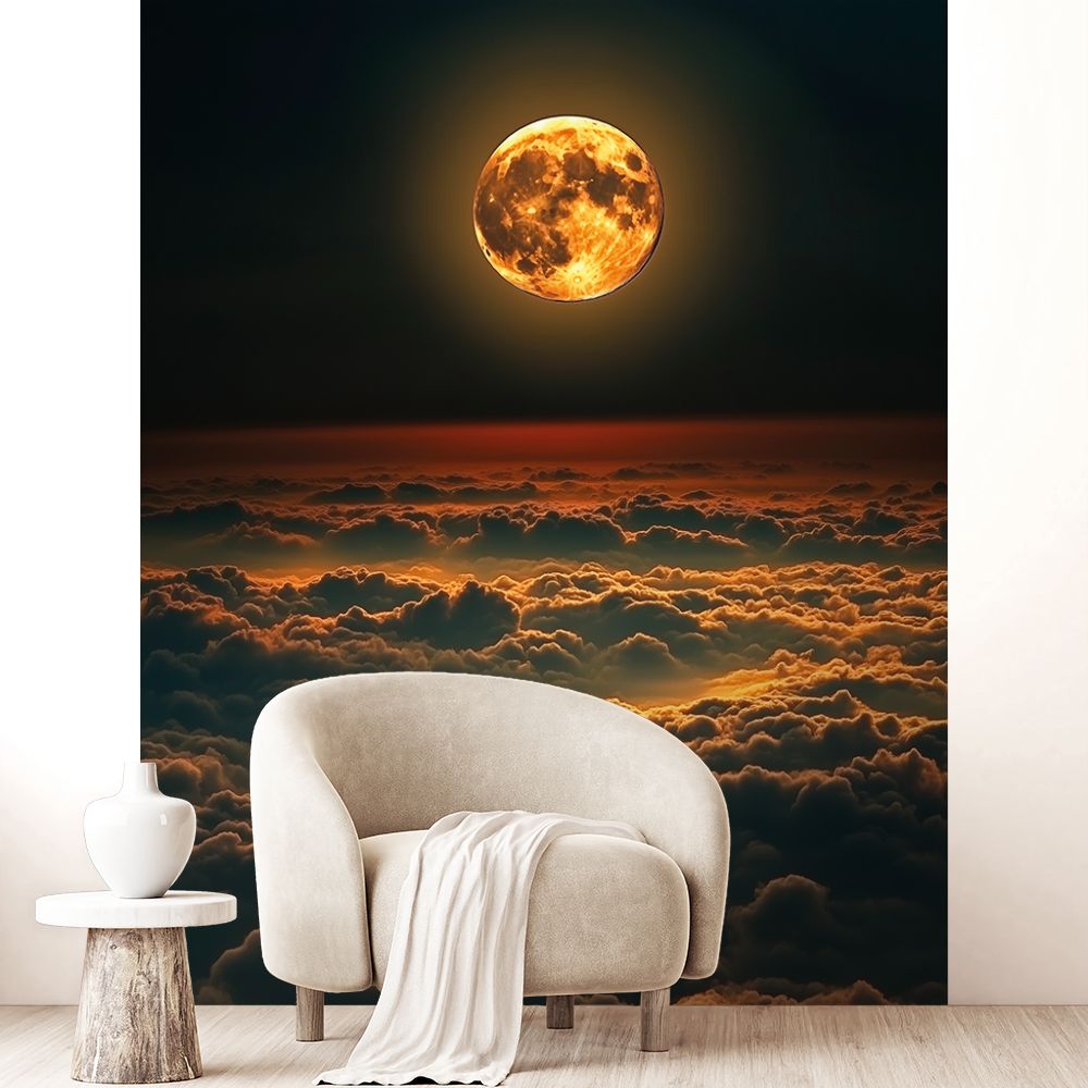 Papier peint "Ciel nocturne apaisant"